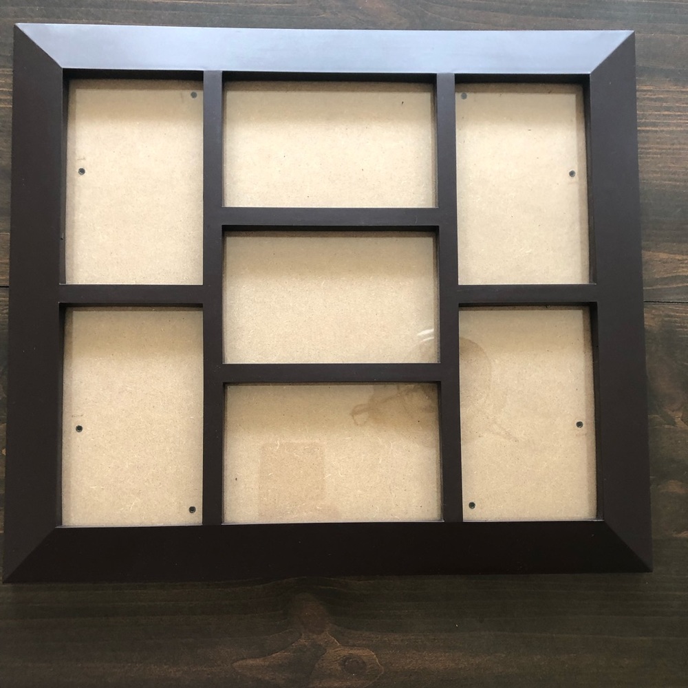 Multiple picture wall frame